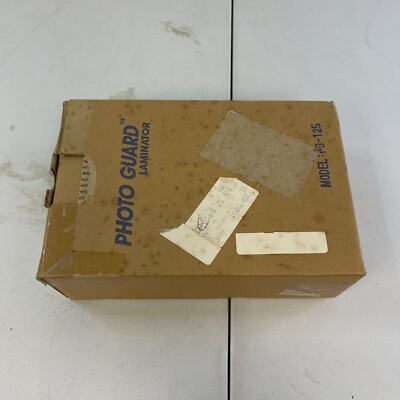 Galaxis Photo Guard Laminator Model PG-125 Vintage Open Box