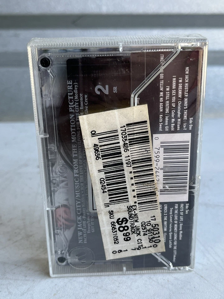 New Jack City Soundtrack Cassette SEALED Ice-T 2 Live Crew Queen Latifah - Image 3 of 4