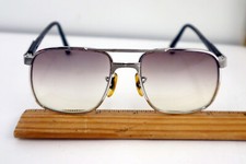Vintage D S 730 Mens Silver Aviator Pilot Eyeglasses 53-20 Metal Frame