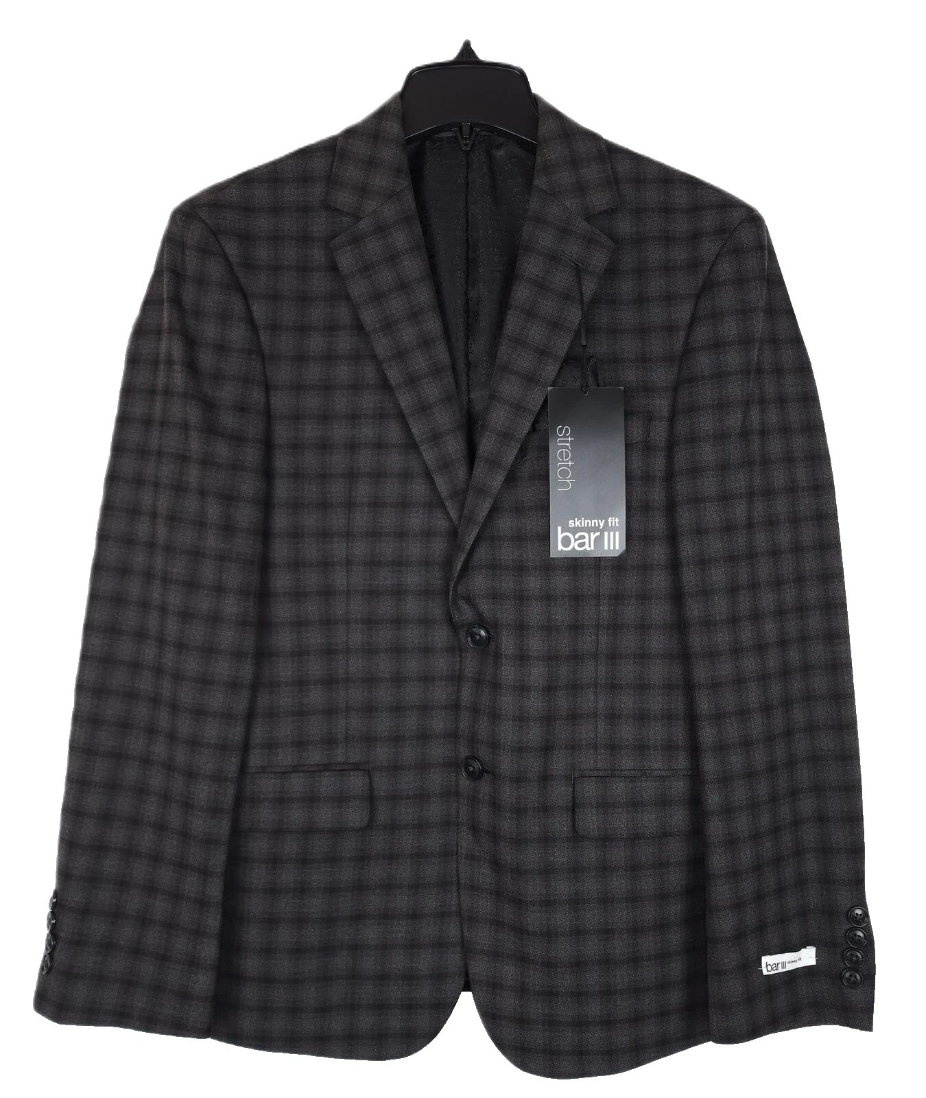 Viscose Check Suit Jackets for Men