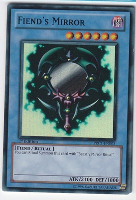 YU-GI-OH Fiends Mirror Super Rare englisch PRC1-EN003 Spiegel des Unterweltlers