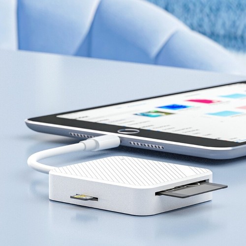 Type C 4 In 1 Card Reader External M2Multi In One Camera Memory Card Ad - Afbeelding 5 van 8