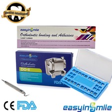 Brackets de ortodoncia dental kits de unión adhesivos de curación ligera brackets autoligables