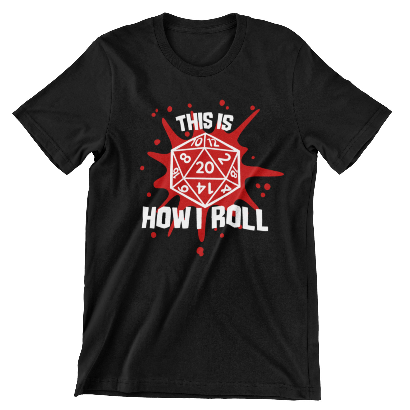 This is how I Roll dungeons and Dragons D20 T-shirt image 2