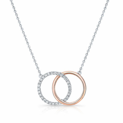 14K Two Tone Gold Diamond 2 