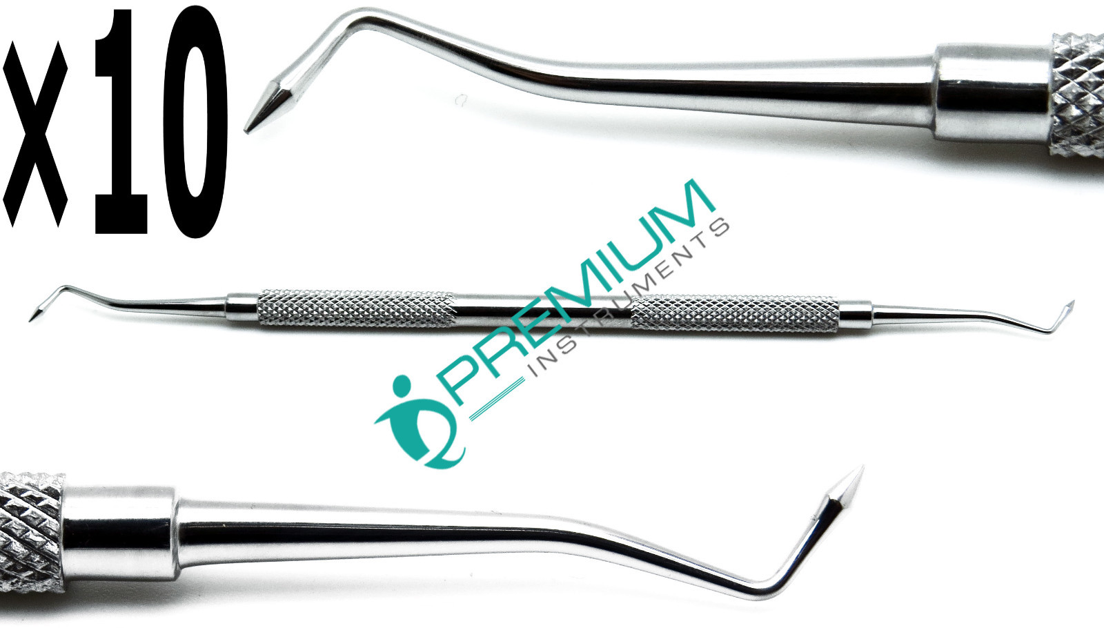 5 Composite Dental Filling Instrument 499/3T Probe Scaler Spatula - Foto 2