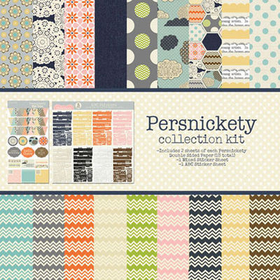 LILY BEE DESIGNS ''PERSNICKETY'' 12X12 PAPER KIT FAMILY EVERYDAY SCRAPJACK'S PLACE