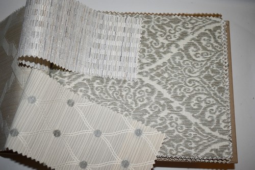 FABRIC SAMPLE BOOK Beige ECRU Taupe BIRCH Ivory 45pcs LOT Weave Print Embroidery - Picture 9 of 17
