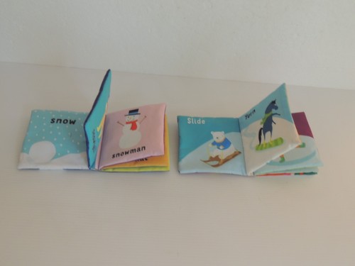 Giggle & Grow By Bendon Winter Fun Crinkle Book= I LOVE SNOW TWO BOOKS - Picture 7 of 10