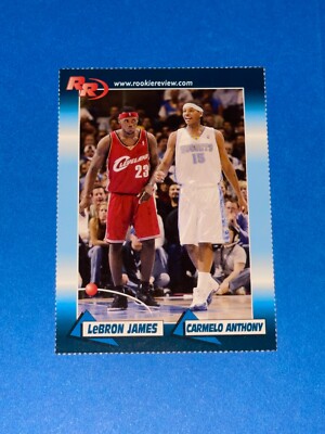 LeBron James & Carmelo Anthony 2004 Rookie Review RR Card #92 | eBay