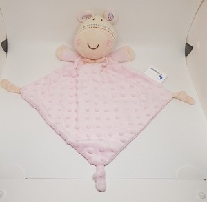 Doudou Plat Ane Cheval Rose Petites Boules Couture Rouge Bleu Interbaby Neuf Ebay