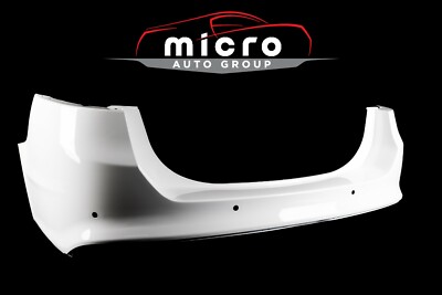 FD⭐ 2013-2018 FORD FUSION REAR BUMPER OEM W/SEN OXFORD WHITE