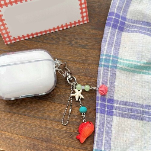 Adorable Fish Shaped Phone Pendant Elegant Keychain Charm Phone Hanging Ornament - Photo 4/8