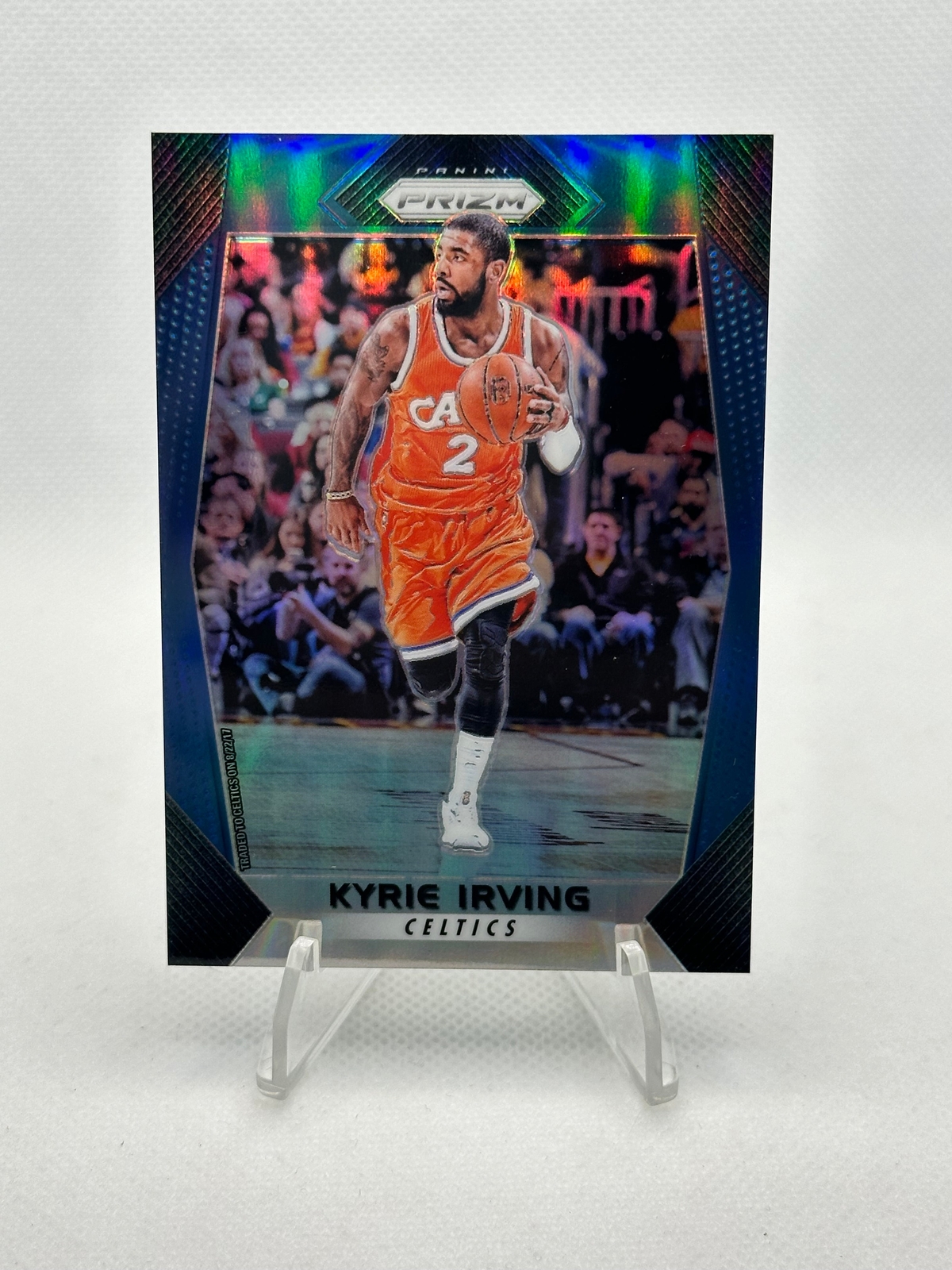 2017-18 Panini Prizm #192 Kyrie Irving /199 (Blue Prizm)