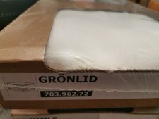 Ikea GRÖNLID Bezug für Hocker mit Aufbewahrung Inseros weiss 703.962.72 NEU OVP