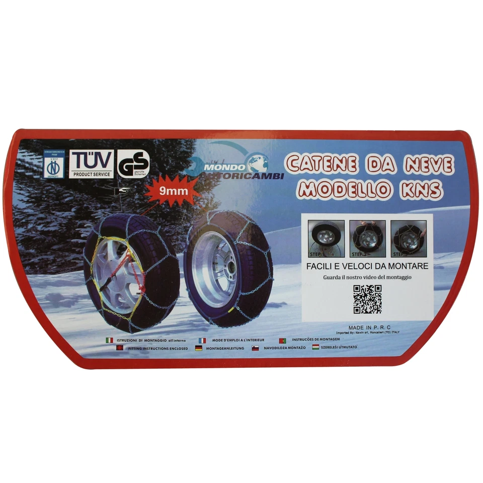 CATENE DA NEVE 9MM 225/50 R17 FORD GALAXY [01/2006->12/15] - Immagine 4 di 4