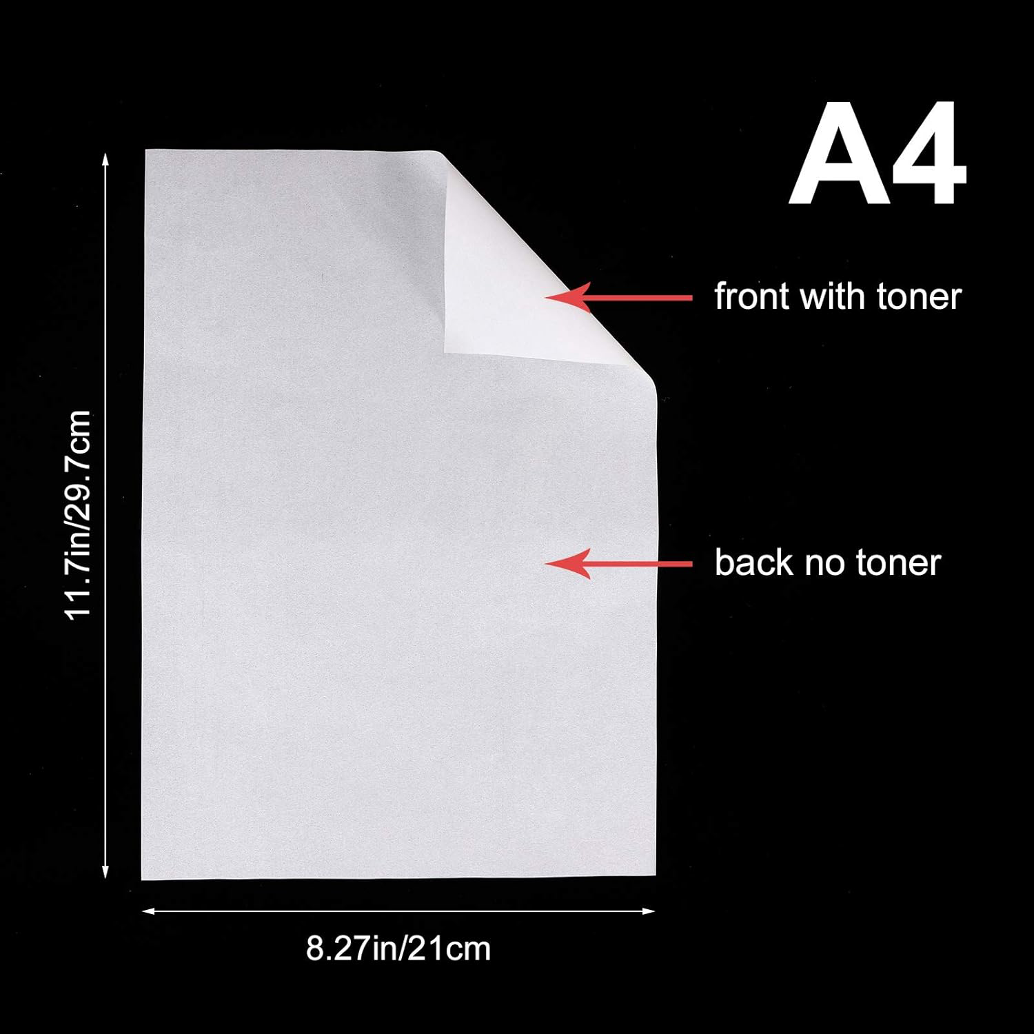 Tao pipe White Transfer Paper 100 Sheets Tracing Paper A4 White Carbon