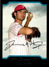 2004 Bowman Draft Picks & Prospects #BDP77 J.A. Happ Chrome Refractors.