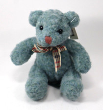 D3 Russ Berrie Teddy Bear Blue little hugs plush vintage