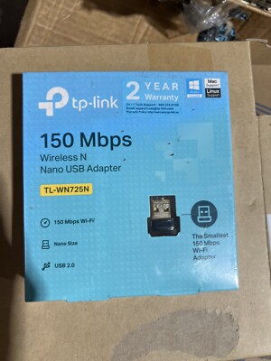 TP-LINK TLWN725N 150Mbps Wireless N Nano USB Adapter