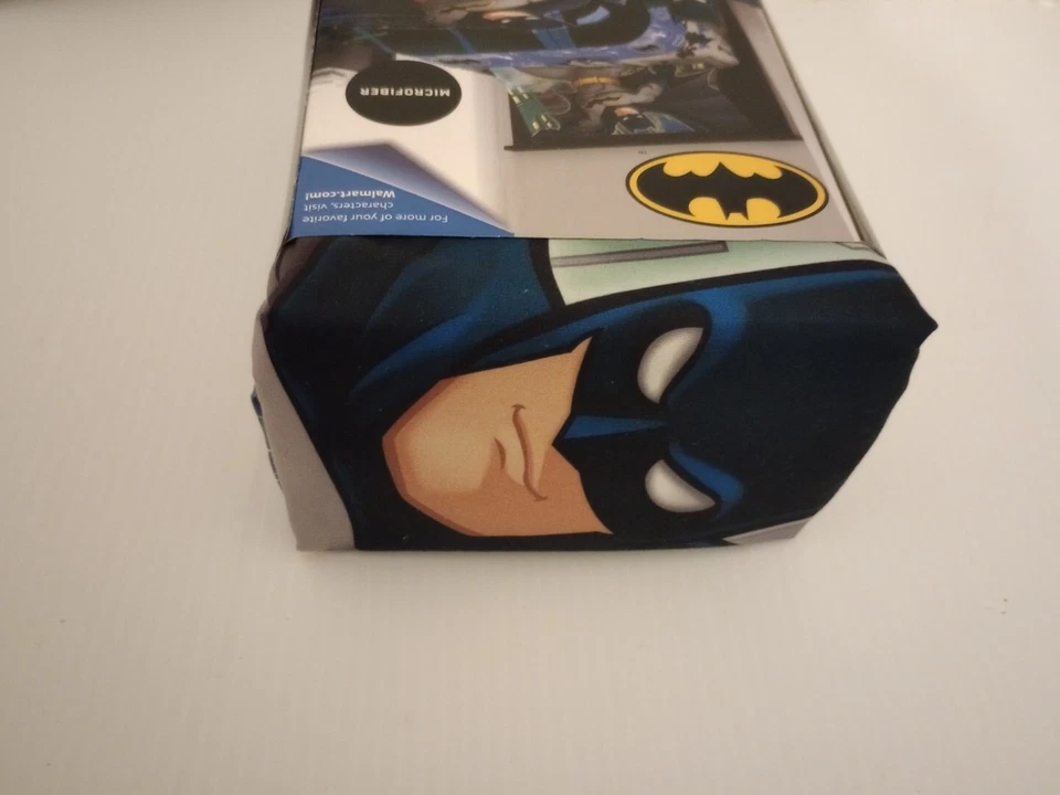 Juego de 3 hojas dobles de microfibra Batman DC Comics ¡NUEVO EN PAQUETE BATMAN! Foto 4 de 4