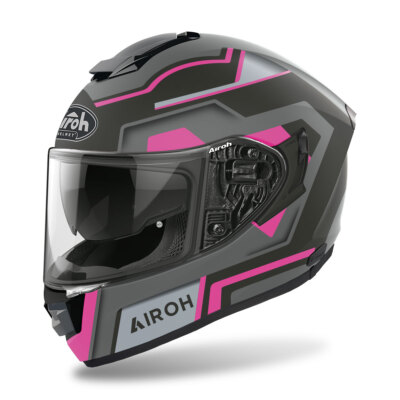 AIROH ST.501 SQUARE MATTE PINK FULL HELMET