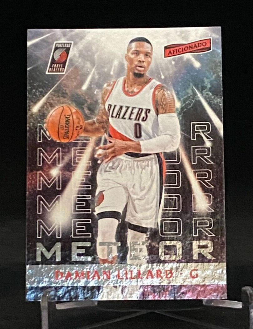 2016-17 Panini Aficionado Meteor #17 Damian Lillard Portland Trail Blazers