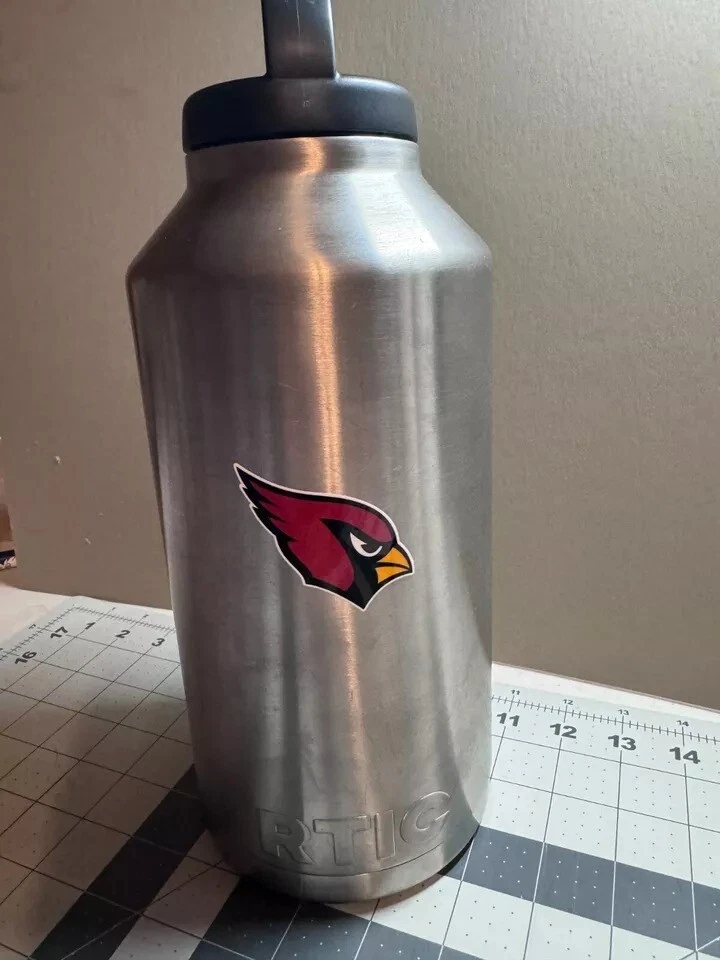 Arizona Cardinals Vinilo Calcomanía Casco Ventana Portátil a 14" SEGUIMIENTO GRATUITO Foto 3 de 3