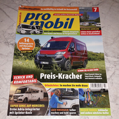 Promobil 7/2022 Klimabilanz Nachhaltigkeit Reiseziele Sauerland Lackversiegelung