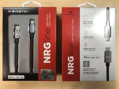 Ghostek Apple MFi-Certified USB-C to Lightning Durable Charging Cables - 10 FT