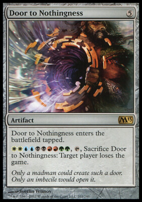 MTG Magic the Gathering Door to Nothingness (203/260) Magic 2013 LP