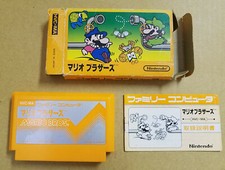 Mario Bros. brothers Nintendo Famicom 1983 HVC-MA Boxed Manual NTSC-J FC Japan