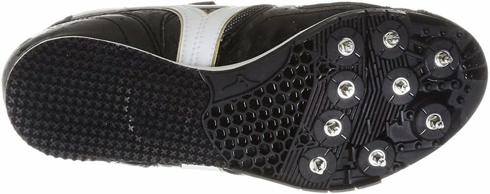 FIELD GEO LJ−B Mizuno Long Jump Spike Shoes FIELD GEO LJ-C Black/White/Gold