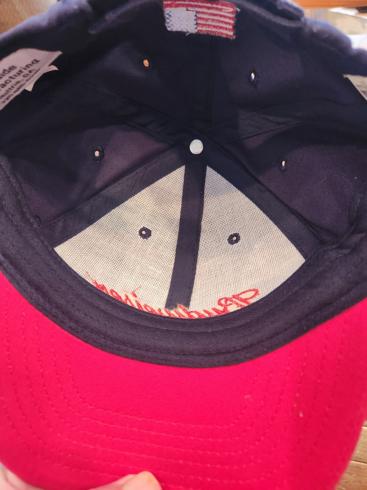 Budweiser Embroidered Script Ball Cap Trucker Hat… - image 6