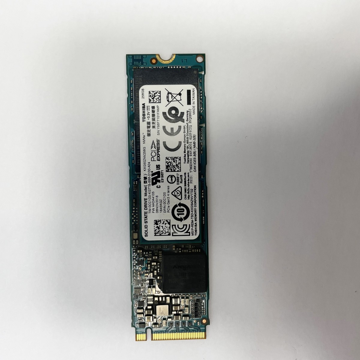 Dell Kxg50znv256g Toshiba Xg5 Nvme Genuine Toshiba XG5 NVMe SSD