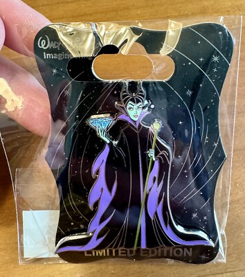 Disney WDI Disneyland 60th 60 Diamond Character LE 250 Pin - Maleficent Villain