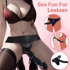 Hollow-Strap On-Harness-Dildo-G-Spot-Men-Penis-Adult-Lesbian-Couple Sex-Toy