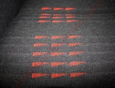 TISSU FANION ROUGE CENTRAL RENAULT SUPER 5 GT TURBO PHASE 2 AU MÈTRE