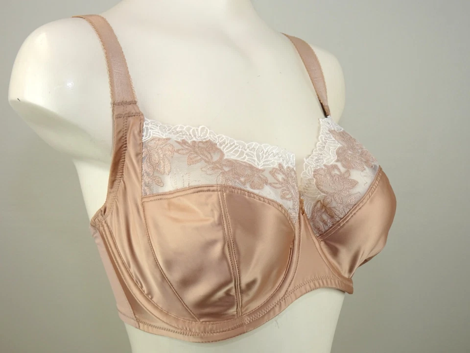 Wacoal 855377# Side Note Lace Trim Unlined Underwire Bra US Size 38 DD - Image 3 of 4