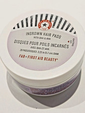 First Aid Beauty Ingrown Hair Pads New Sealed 28 Count with BHA  AHA