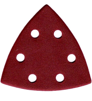 100 x Schleifpapier Schleifdreieck 94 x 94mm 6 Loch Körn.= 40-180 Deltaschleifer