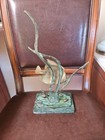 Vintage Brass Angel Fish With Seaweed Stand 13 1/2" Signed And Numbered 27/500 — photo 9
