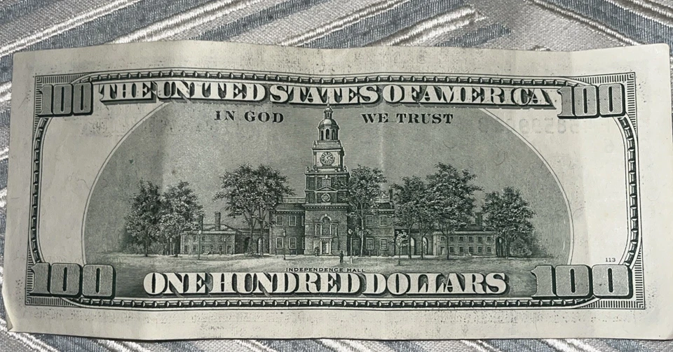 100 Dollar Bill 2003 A - Image 3 of 3