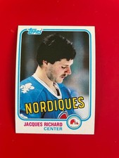 1981-82 Topps hockey set break #29 Jacques Richard - Quebec Nordiques NRMT