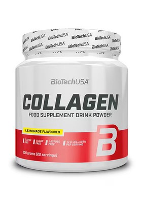 BioTech USA Collagen, 300 g Dose, Lemonade