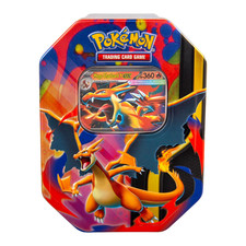 Pokemon Trading Card Games Mega Charizard Tin Sealed Lot of 5