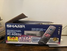 Sharp VC-A353U VHS VCR Open Box, Remote Not Included