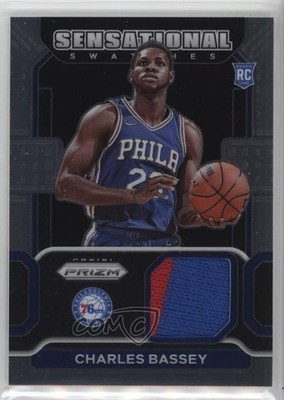 2021-22 Panini Prizm Sensational Swatches Charles Bassey #SW-CBS 2s2