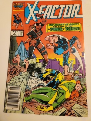 X-Factor #4 Newsstand Variant (Marvel Comics May 1986)