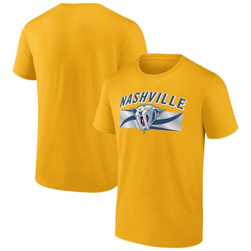Herren T-Shirt Fanatics Gold Nashville Predators Confidential Program - Bild 1 von 3